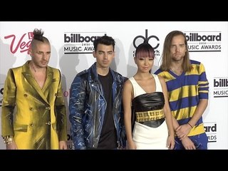 DNCE 2016 BBMAs Press Room Pink Carpet Arrival