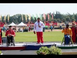 men's javelin throw F33/34 Medal Ceremony  - 2013 IPC Athletics World Championships, Lyon