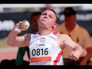 Athletics - Bartosz Tyszkowski - men's discus throw F41 final - 2013IPC Athletics World C...