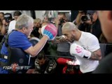 Miguel Cotto vs. Canelo Alvarez full video- COMPLETE Cotto media workout video