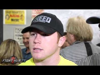 Canelo Alvarez "I have to be better than him, more intelligent." Will talk Golovkin after Nov 21