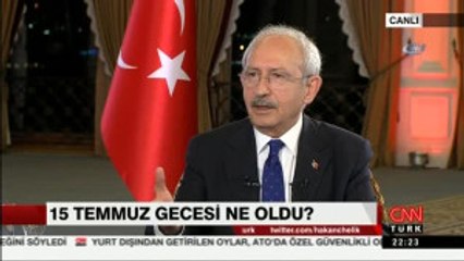 CHP Genel Başkanı Kemal Kılıçdaroğlu: "Benim Fetö Örğütünden Herhangi Biriyle Konuştuğumu Ispat...
