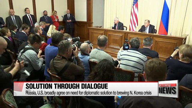 Russia, U.S. broadly agree on need for diplomatic solution to brewing N. Korea crisis