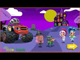 Nick Jr  Halloween House Party  Blaze  Bubble Guppies  Dora and Friends  Paw Patrol  New Game