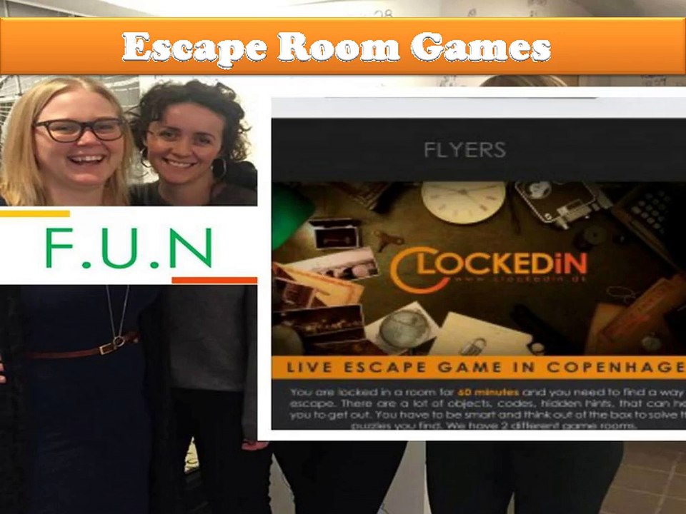 Best Escape House Games @Clockedin.dk