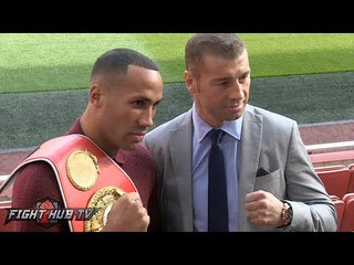 James DeGale vs. Lucian Bute Full Video-Complete Press Conference & Face off video