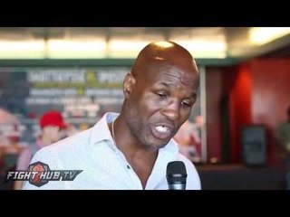 Bernard Hopkins "I think there will be a stoppage via cuts or KO, Ill be surprised if it goes 12."