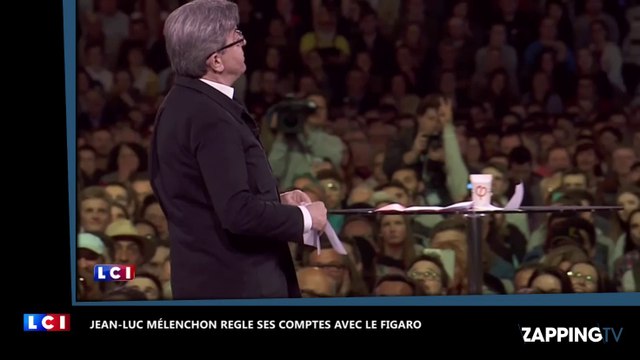 Jean-Luc Mélenchon règle ses comptes avec Le Figaro durant son meeting à Lille (Vidéo)