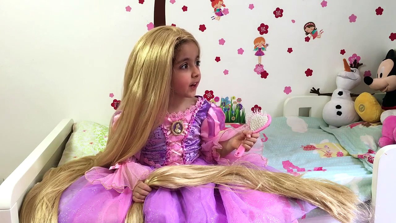 Rapunzel Hair Disaster TANGLED BY MALEFICENT Real Life Disney Princess Movie   Jasmine H