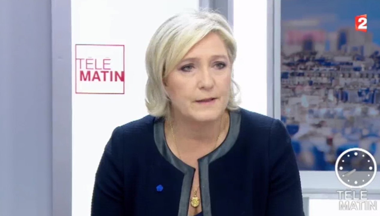 Selon Marine Le Pen, un «groupuscule d'extrême gauche» est à l'origine de l'incendie de son QG