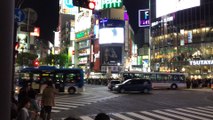 Shibuya Crossing night view