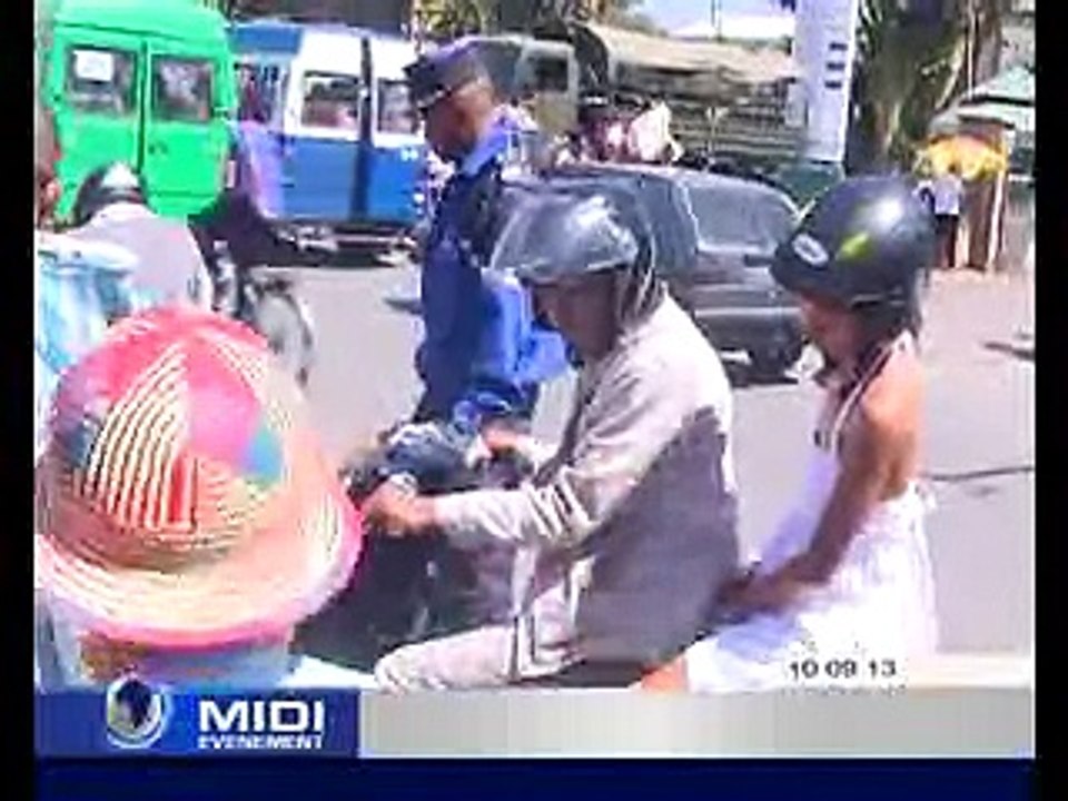 Police d'Antananarivo   Lancement d'une opération de contrôle sur les motos et scooters.
