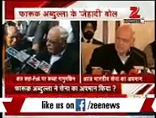 Farooq Abdullah Want's India To Talk With Pakistan On Kashmir