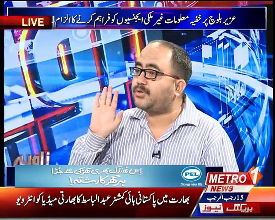 Uzair Baloch Topic Analyst Raja Kashif Janjua