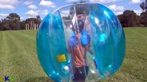 X-Shot GIANT Bubble Ball Kids Park Playtime Fun Run & Smash Rollasd& Crash With Ckn To