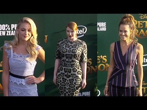 Bryce Dallas Howard, Chloe Lukasiak, Brooke Burke Pete's Dragon World Premiere Arrivals