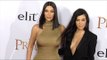 Kim Kardashian and Kourtney Kardashian 