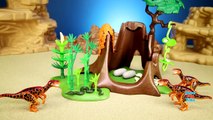 Playmobil Dinosaurs Deinonychus and Velociraptors Toys For Kids Building Set Build Review-