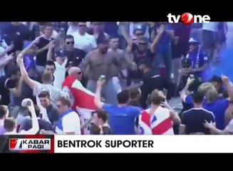 Jelang Laga Perempat Final Liga Champion, Suporter Bentrok