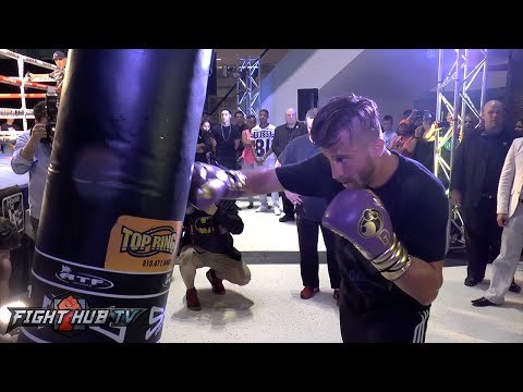 Gennady Golovkin vs. David Lemieux full video- Lemieux media workout video
