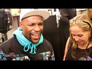 Floyd Mayweather "They said I was boring. I hold, now everyone misses me" Talks Berto win