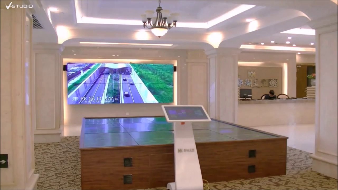 V Studioشاشات باللمس لعرض المنشاءات العمرانية