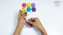 Learn Colors with Playdoh Teddies for 35656Colors Educat