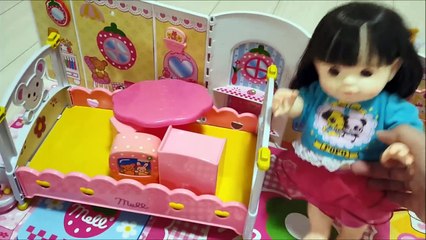 メルちゃんのいちごのおうち！新しいおうちにお友だちが遊びにきたよ！❤ ごっこ 人形 遊び 動画 トイキッズ 子供向け おもちゃ アニメ キッズ Toy