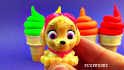 Learn Colors with Play Doh Ice Cream Cone Surprise Toys for Children _ Play & Learn Paw Patrol-2B