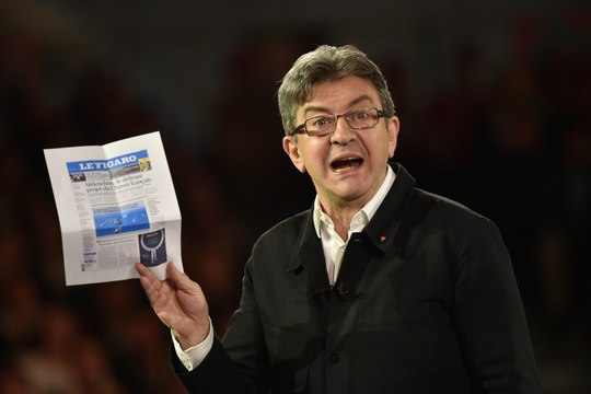 Mélenchon : avec Fillon, Macron et Le Pen, vous allez cracher du sang