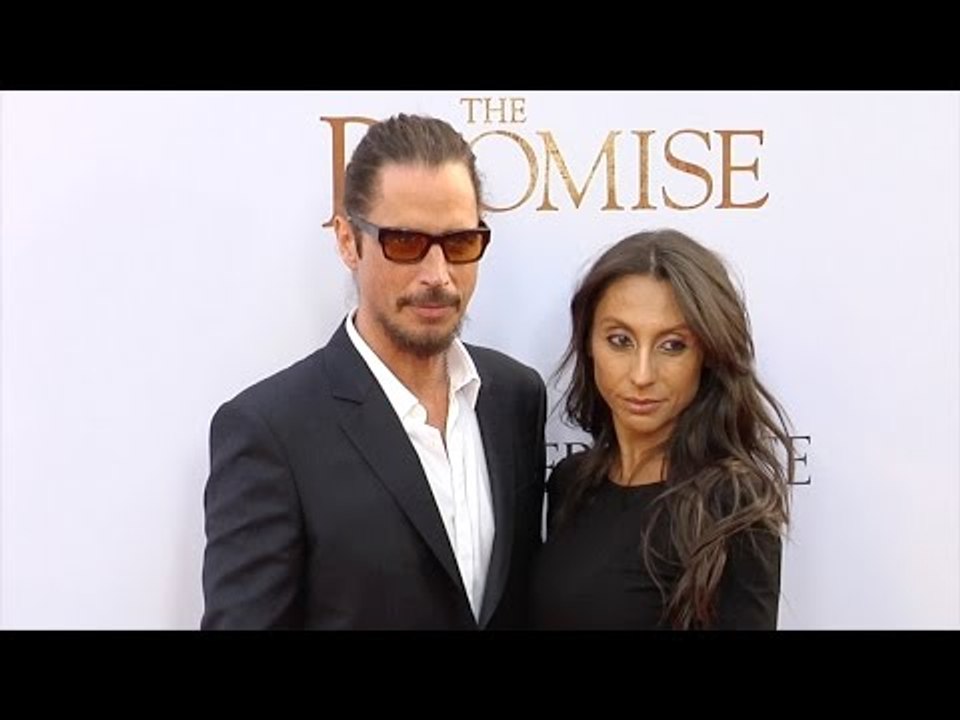 Chris Cornell and Vicky Karayiannis "The Promise" Premiere Red Carpet