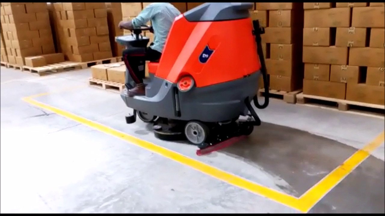 Nido Automatic Ride On Scrubber Drier D9 | Ride On Sweeper Scrubber