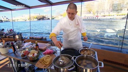 Il y a eu des problèmes de vessie dans la demie finale de Top Chef
