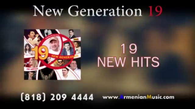 NEW GENERATION 19 NEW ARMENIAN MUSIC CD COLLECTION BY HAMIK G MUSIC PARSEGHIAN RECORDS