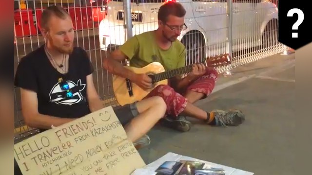 Western backpackers ‘beg-packing’ all across Asia to fund their travels