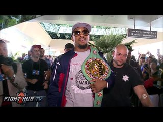 Badou Jack vs. George Groves full video- Badou Jack full MGM grand arrival