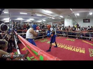 Floyd Mayweather Complete Sparring session - GOPRO Hero 4- Mayweather vs. Berto video