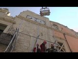 Visso (MC) - Terremoto, continuano lavori a Palazzo dei Priori (13.04.17)