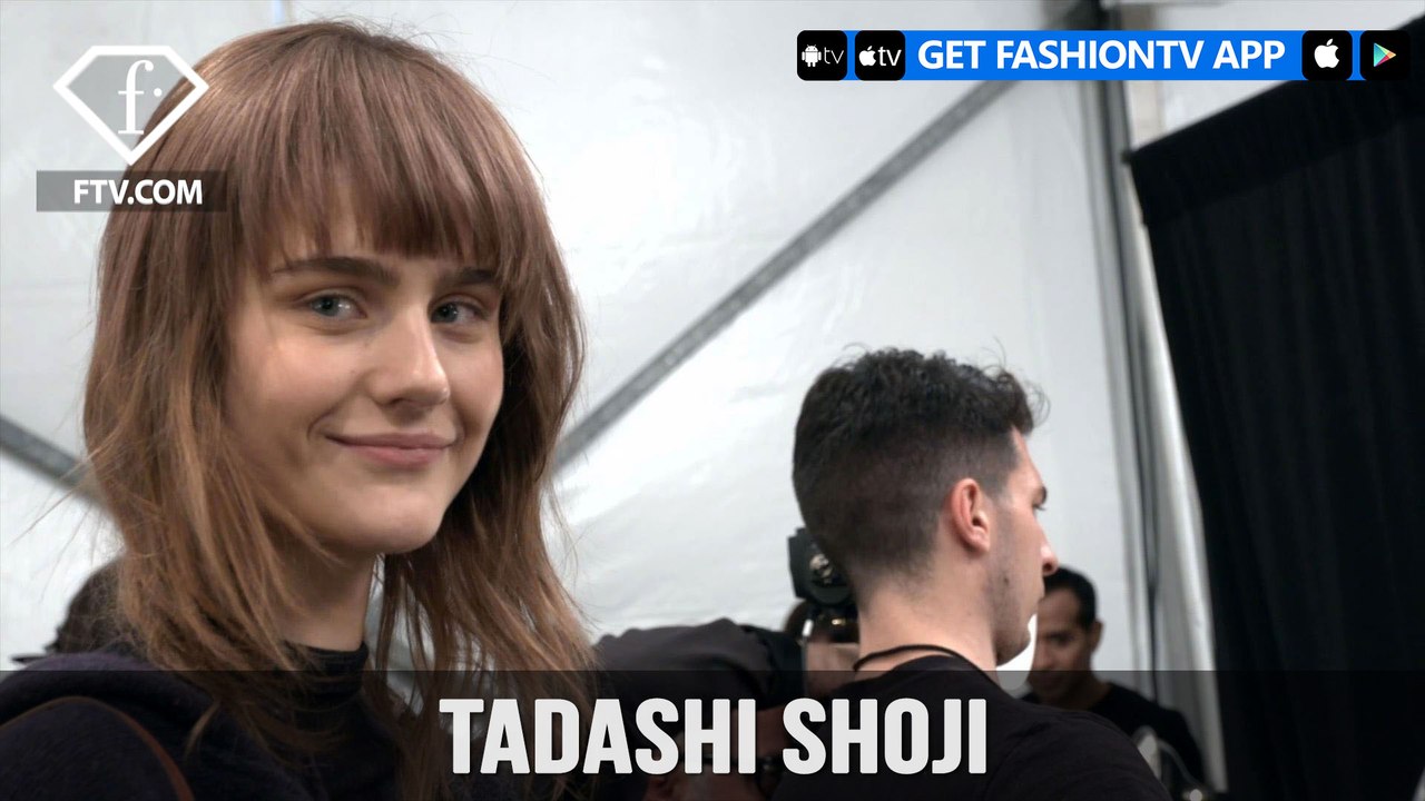 New York Fashion Week Fall/Winter 2017-18 - Tadashi Shoji Hairstyle | FTV.com