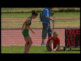 Athletics - Sheila Finder - women's long jump T46 final - 2013 IPCAthletics World C...