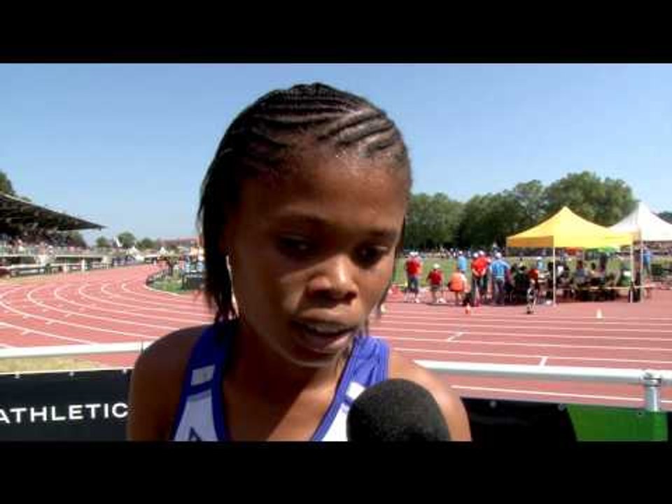 Interview: Johanna Benson women's 200m T37 final - 2013 IPC AthleticsWorld Championships, Lyon