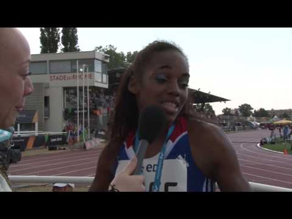 Interview: Mandy François-Elie women's 200m T37 final - 2013 IPCAthletics World Championships Lyon