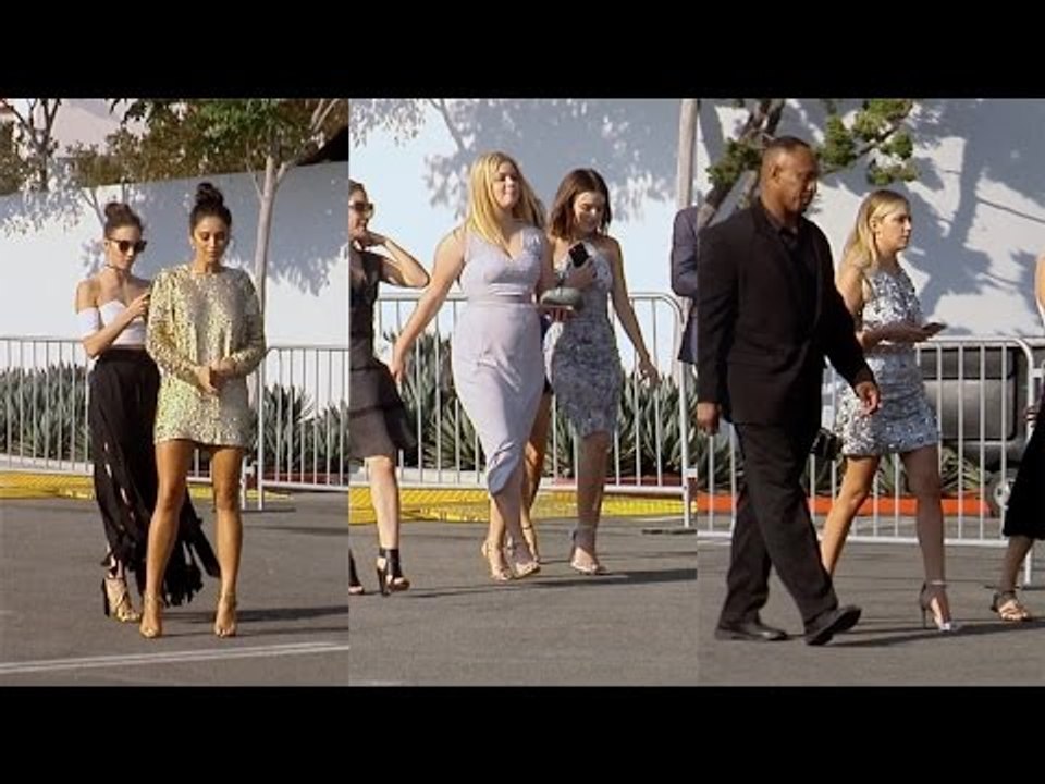 Pretty Little Liars Sasha, Lucy, Shay, Ashley, Troian Leave Teen Choice Awards 2016