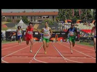 Athletics - men's 100m T46 semifinals 2 - 2013 IPC Athletics WorldChampionships, Lyon
