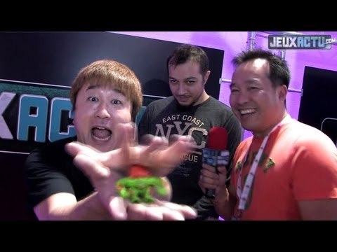 Yoshinori Ono parle de Darkstalkers 4 au Paris Games Week 2012 sur le stand JEUXACTU