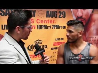 Abner Mares "Leo Santa Cruz not my biggest challenge." Feels he wants win more