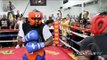 Floyd Mayweather vs. Andre Berto-Complete Mayweather sparring video