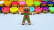 How To Make Gingerbread Man With Play Doh ZZZ- Learn Colors With Play Doh-yFtTcVhMuJ0