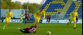 Kovacs Istvan breaks hand Gyirmot vs Videoton 12/4/20174