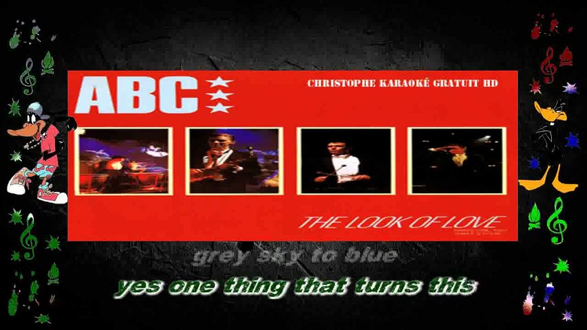 Abc The Look Of Love Karaoke Instrumental Video Dailymotion